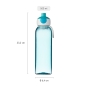 Preview: Trinkflasche Pop-up 500 ml - Blau | Mepal