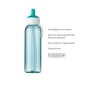 Preview: Trinkflasche Flip-up 500 ml - Blau | Mepal