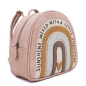 Preview: Rucksack Groß Regenbogen Rosa | Little Who