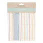 Preview: Waschhandschuhe Set Vintage Sunny Stripes / Pure Soft Blue | Little Dutch