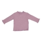 Preview: Langarm-Shirt mit Rüschen Vintage Little Flowers Mauve, Größe 86 | Little Dutch