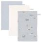 Preview: Waschhandschuhe Sailors Bay Blue / Pure Soft White / Pure Soft Blue | Little Dutch