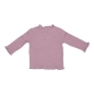 Preview: Langarm-Shirt mit Rüschen Vintage Little Flowers Mauve, Größe 68 | Little Dutch