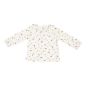 Preview: Langarm-Shirt mit rundem Kragen White Blossom, Größe 50/56 | Little Dutch