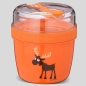 Preview: Lunchbox N'ice Cup™ mit Kühlfunktion und Besteck, orange I Carl Oscar