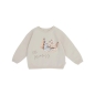 Preview: Sweatshirt Oversized 'little Princess' mit Pailetten puder grau,86/92 | leevje