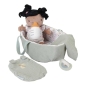 Preview: Kuschelpuppe Baby Evi mit Pflegeset Flowers & Butterflies, | Little Dutch