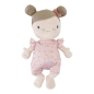 Preview: Kuschelpuppe Baby Rosa mit Pflegeset Little Pink Flowers  | Little Dutch