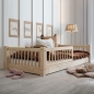Preview: Hausbett Basisbett mit Lattenrost 80 x 160 cm natur | by Mukkipack