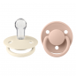 Preview: Schnuller de Lux Silikon Ivory & Blush (0-36M) | Bibs