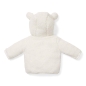 Preview: Teddy-Jacke Baby Bunny, Off-White, Größe 50/56 | Little Dutch