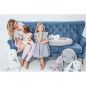 Preview: Babynest samt blau | Effiki