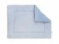 Preview: Krabbeldecke Strick fancy knit, blau 80 x 100 cm  | Jollein