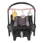 Preview: Kinderwagenkette Fluffy pink | Miffy x Tiamo