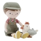 Preview: Kuschelpuppe Jim mit Huhn 35 cm | Little Dutch