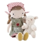 Preview: Kuschelpuppe Rosa mit Schaf 35 cm | Little Dutch