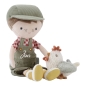 Preview: Kuschelpuppe Jim mit Huhn 35 cm | Little Dutch