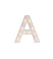 Preview: Lampe Buchstabe "A" mini, weiss | Little Lights