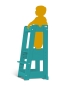 Preview: Lernturm Felix - Learning tower - petrol/blau + gratis Namensaufkleber | tiSsi®