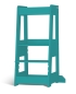 Preview: Lernturm Felix - Learning tower - petrol/blau + gratis Namensaufkleber | tiSsi®