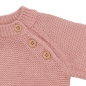 Preview: Strick-Strampler Little Pink Flowers Vintage Pink, Größe 74 | Little Dutch