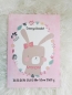 Preview: Poster A3 Rabbit Hase "beidseitig bedruckt", rosa | Little Dutch
