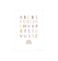 Preview: Poster A3 Regenbogen/ABC "beidseitig bedruckt" pink | Little Dutch