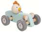 Preview: Holz-Rennwagen mit Huhn lenkbar, mint | PlanToys