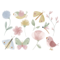 Preview: Wandsticker Flowers & Butterflies | Little Dutch