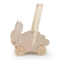 Preview: Lauflernwagen Holz - Frau Hase bedruckt | Trixie