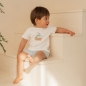 Preview: Kurzärmeliges T-Shirt Sailors Bay Sailboat White, Größe 68 | Little Dutch