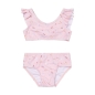 Preview: Bikini mit Volants, Little Pink Flowers, Größe 74/80 | Little Dutch