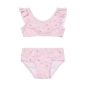 Preview: Bikini mit Volants, Little Pink Flowers, Größe 98/104 | Little Dutch