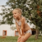Preview: Bikini mit Volants, Vintage Little Flowers, Größe 62/68 | Little Dutch