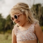 Preview: Kindersonnenbrille rund Little Pink Flowers | Little Dutch