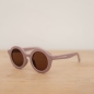 Preview: Kindersonnenbrille rund, mauve | Little Dutch