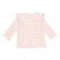 Preview: Langarm-Shirt Little Pink Flowers, Größe 74 | Little Dutch