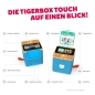 Preview: tigerbox TOUCH PLUS blau Bluetooth | by Schmatzepuffer "personalisierbar"