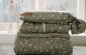 Preview: Schlafsack Sommer 70 cm Wild Flowers, olive | Little Dutch