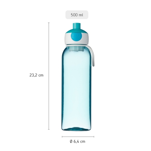 Trinkflasche Pop-up 500 ml - Blau | Mepal