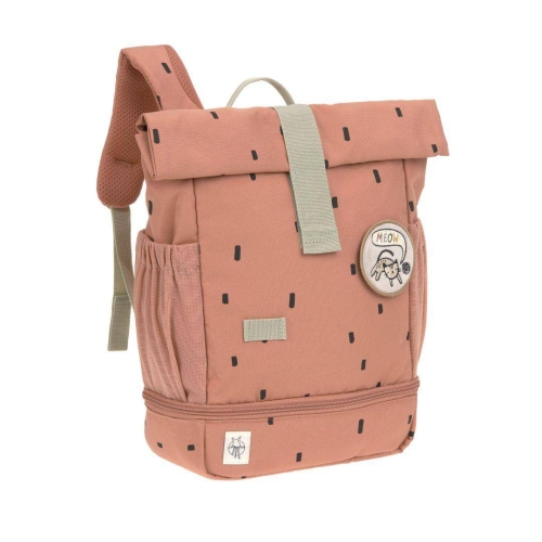 Mini Rolltop-Rucksack Happy Prints Caramel | Lässig