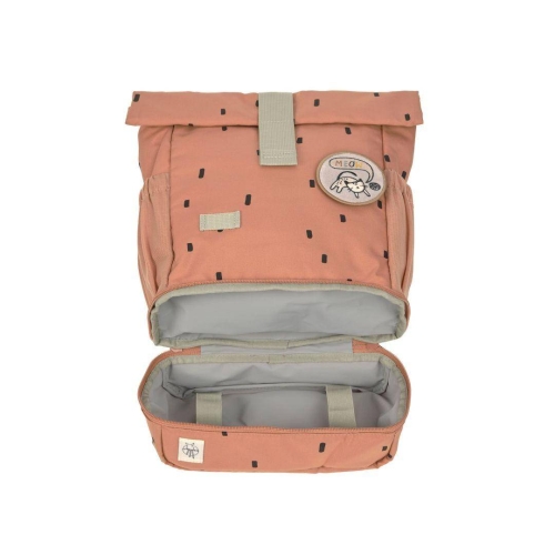 Mini Rolltop-Rucksack Happy Prints Caramel | Lässig