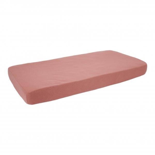 Spannbetttuch Wiege 40 x 80 cm Pur, pink | Little Dutch