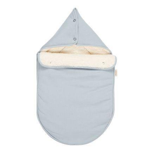 Babyschalen-Fußsack Pure Soft Blue | Little Dutch