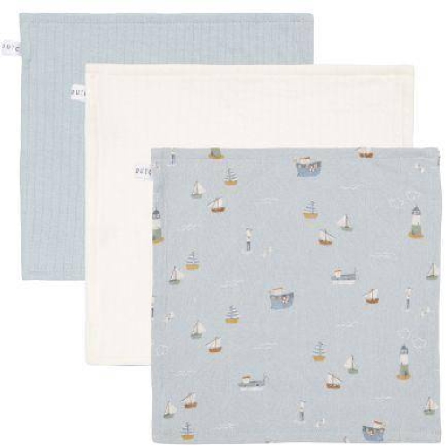 Mundtücher Sailors Bay Blue / Pure Soft White / Pure Soft Blue | Little Dutch