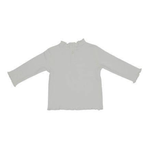 Langarm-Shirt mit Rüschen Grün, Größe 50/56 | Little Dutch