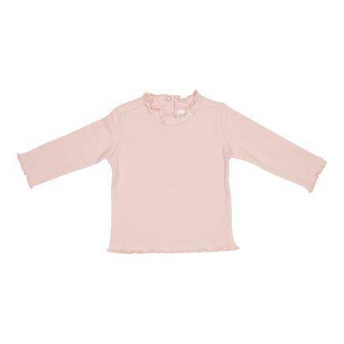 Langarm-Shirt mit Rüschen Rosa, Größe 80 | Little Dutch