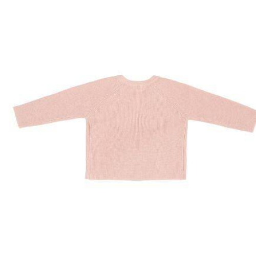 Wickelstrickjacke Essential Pure Soft Pink, Größe 86 | Little Dutch