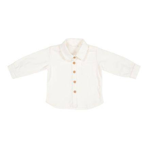 Hemd Cord Vintage Sunny Stripes Soft White, Größe 80 | Little Dutch