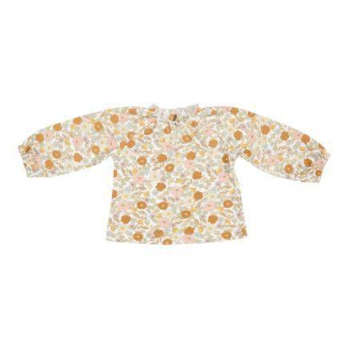 Langarm-Shirt Vintage Little Flowers, Größe 68 | Little Dutch